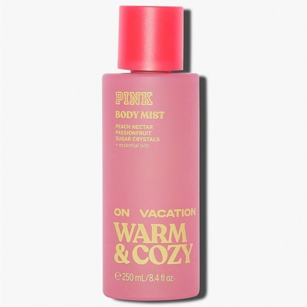 PINK Victoria's Secret Warm & Cozy On Vacation Body Mist 8oz NEW Rare